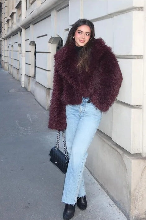 Lapel Fur Jacket