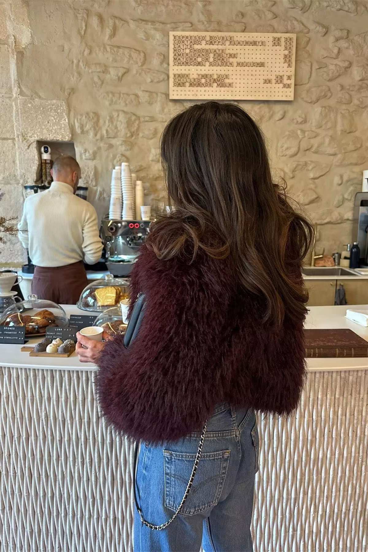 Lapel Fur Jacket